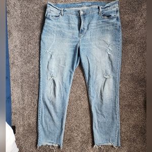 Old Navy Midrise Boyfriend Sz 18